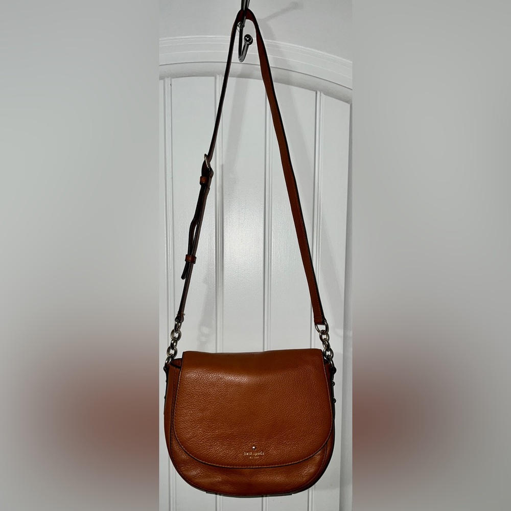 Kate Spade Brown Roulette Saddle Bag